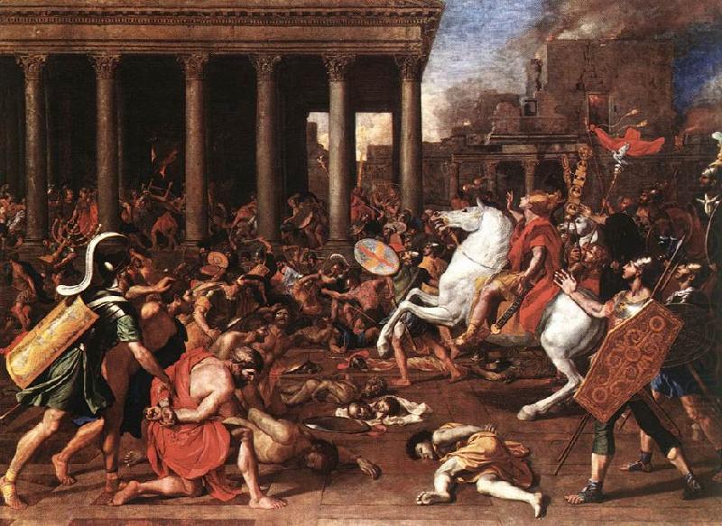 The Destruction of the Temple at Jerusalem afg, POUSSIN, Nicolas